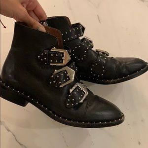 Gianni Bini Black Studded Booties